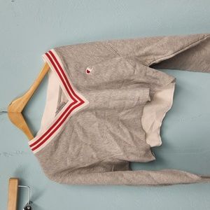 Crop top sweat shirt